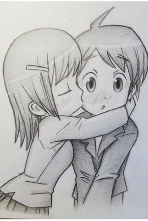 Рисунки карандашом Ани