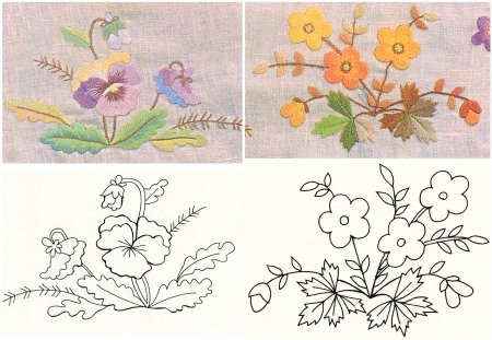 Вышивка гладью для начинающих