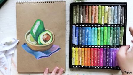 Пастель масляная рисунки для новичков