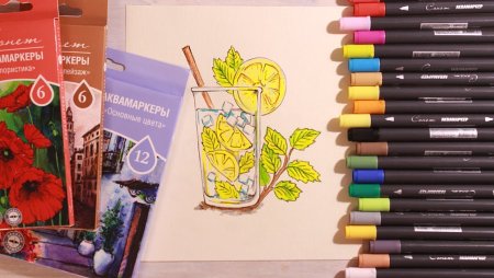 Аквамаркеры рисунки
