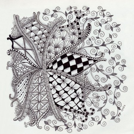 Зентангл плитки