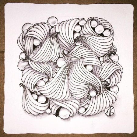 Кораллы Зентангл