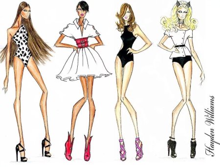 Эскизы одежды