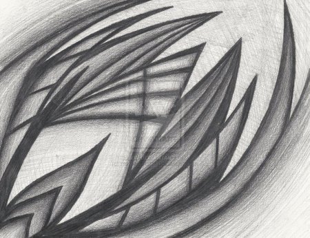 Абстрактные рисунки карандашом