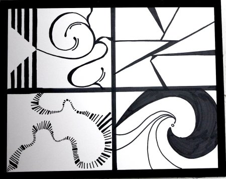 Пропедевтика точка линия пятно