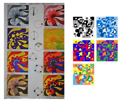 Задания по цветоведению и колористике