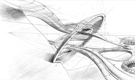 Зарисовки архитектурных форм