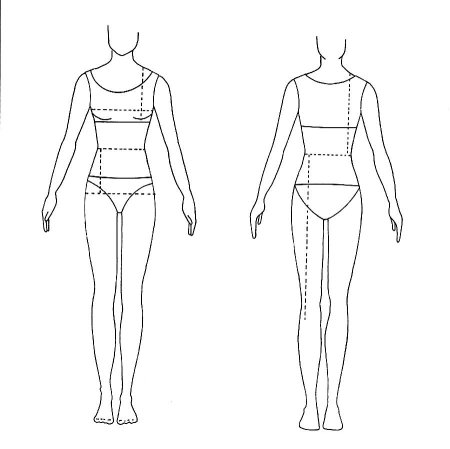 Рисунки для моделирования одежды для начинающих (48 фото)