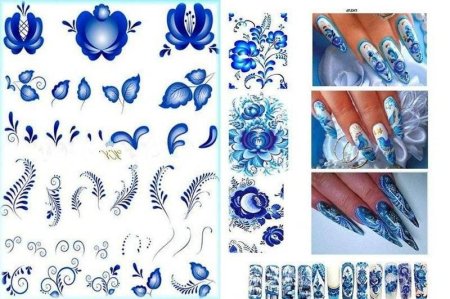 Рисунок на тему Гжель