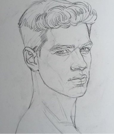 Портрет карандашом легко