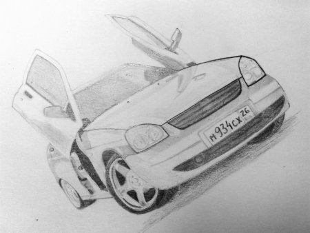 Приора рисунок