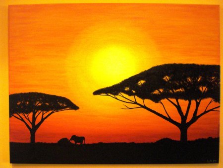 Африканские пейзажи в живописи