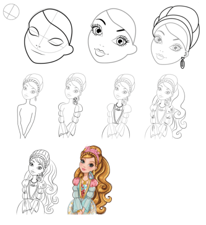 Эвер Афтер Хай рисовать