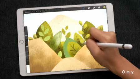 Прокриэйт на планшете Эппл