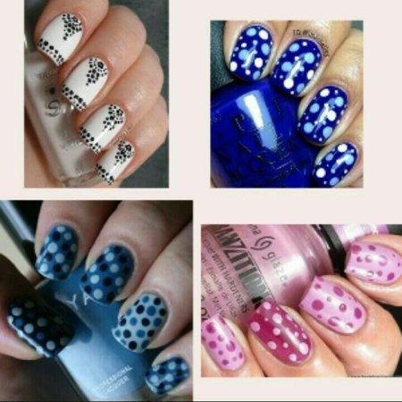 Рисунки на ногтях простым лаком