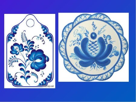 Техника Гжель для детей