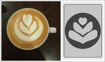 Латте арт тюлень