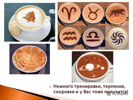 Как рисовать на капучино