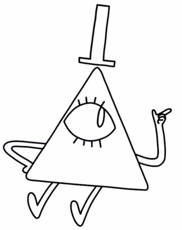 Гравити Фолз Билл срисовать