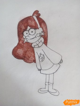 Нарисовать Мейбл легкий