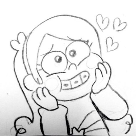 Гравити Фолз для срисовки карандашом лёгкие