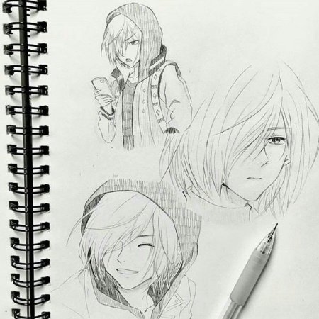 Аниме скетчи мангак