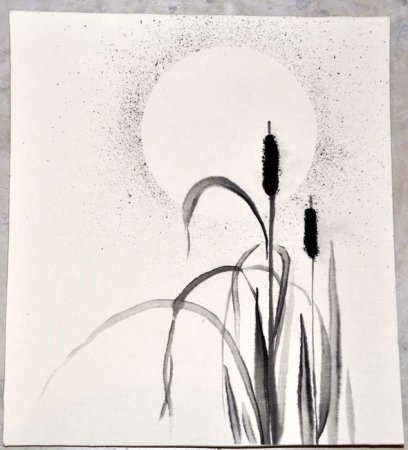 Рисование чернилами