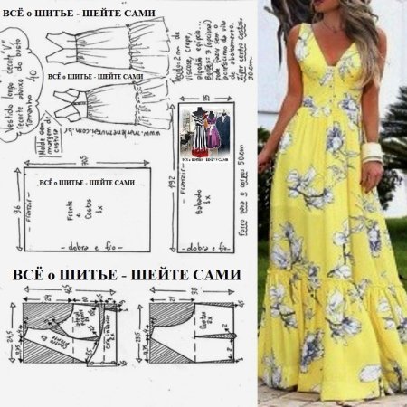 Выкройка сарафана