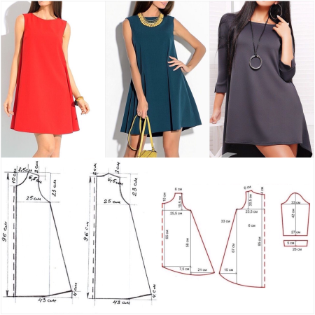 Выкройки модных платьев
