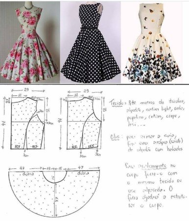 Выкройка платья