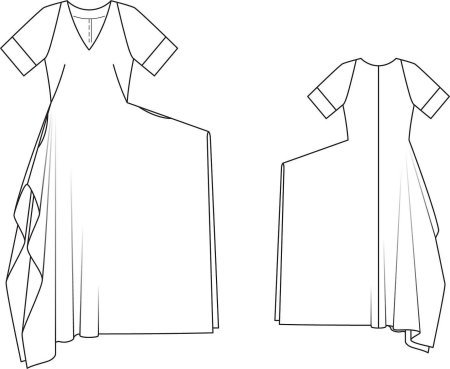 Платье бохо выкройка Бурда