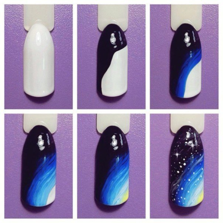 Рисование на типсах для новичков