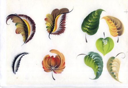 Петриковская роспись элементы