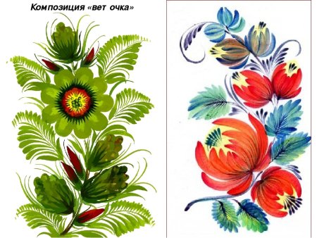 Петриковская роспись элементы росписи