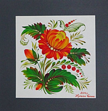 Петриковская роспись для начинающих