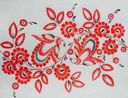 Петриковская роспись для начинающих