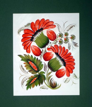 Петриковская роспись Статива