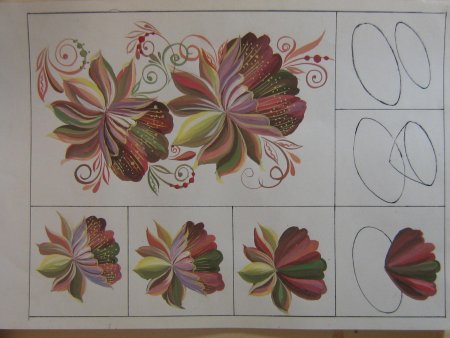 Урало Сибирская роспись Зинаида Голубева