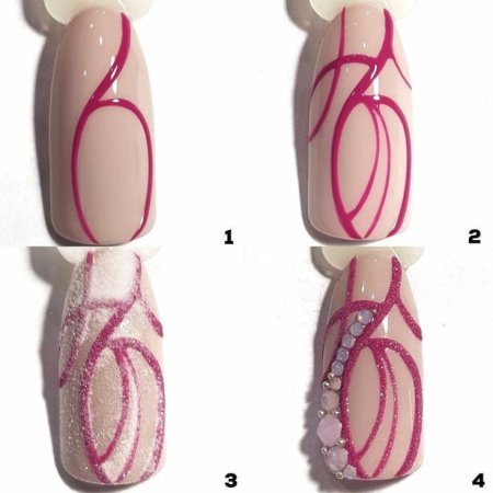 Прорисовка на ногтях