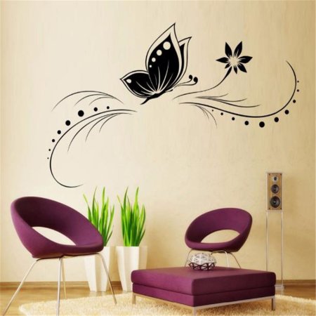 Декоративные узоры на стене