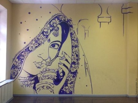 Эскизы для росписи стен