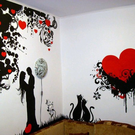 Красивые рисунки на стену