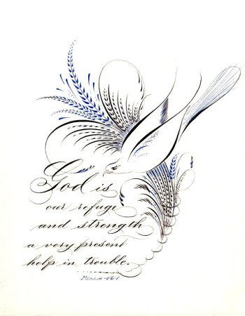 Каллиграфические рисунки пером