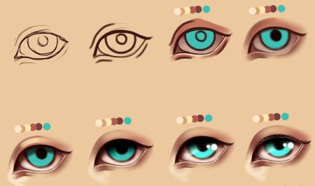 Paint Tool Sai глаза