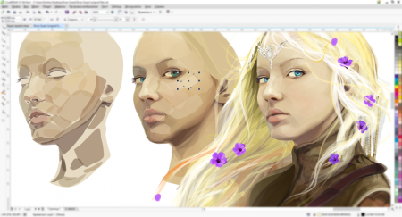 Девушка с бровями Art