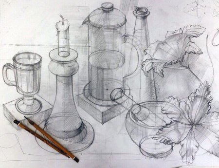 Художественные рисунки карандашом