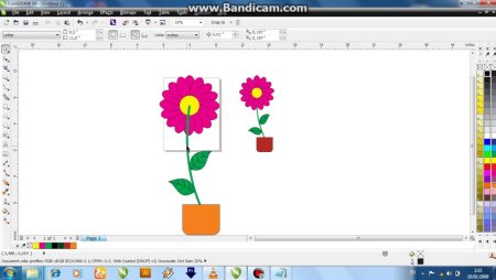 Цветочки из coreldraw x5