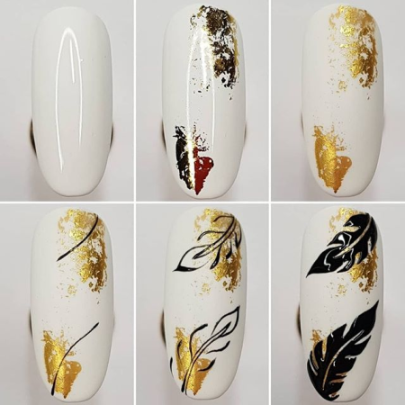 Рисование на ногтях пошагово