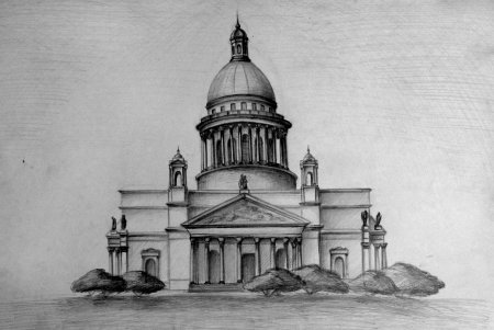 Исаакиевский собор скетч