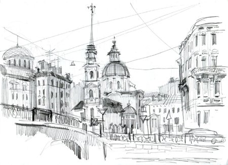 Скетч город